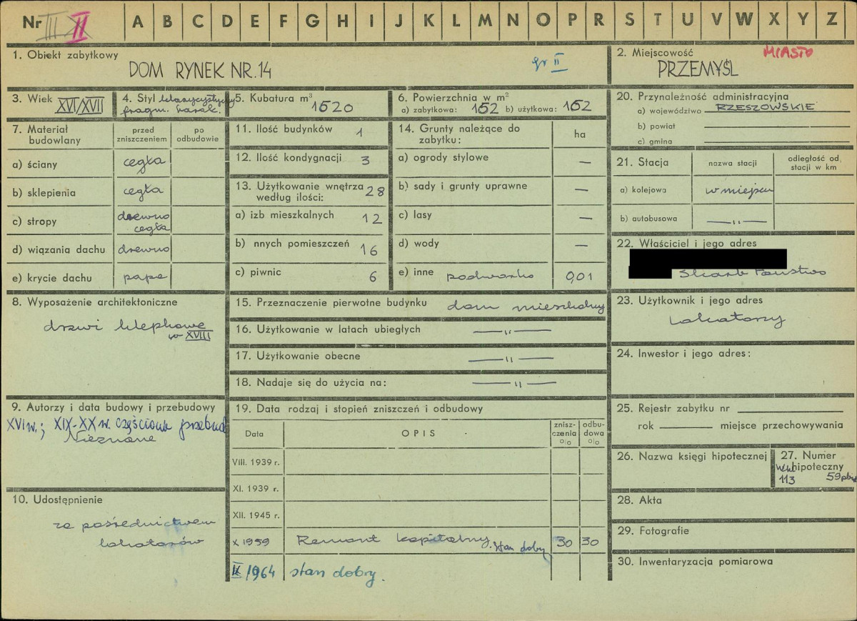 KZ - Karta zielona, skan nr 1