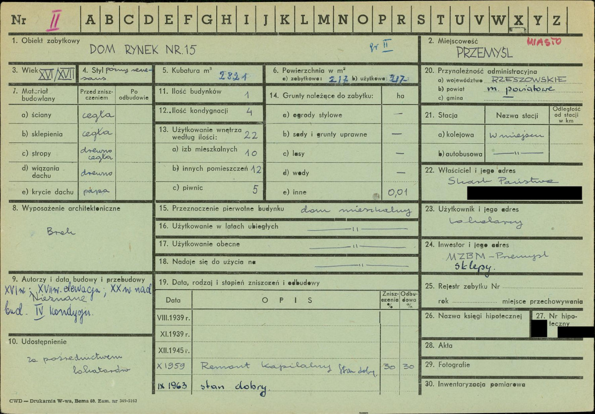 KZ - Karta zielona, skan nr 1