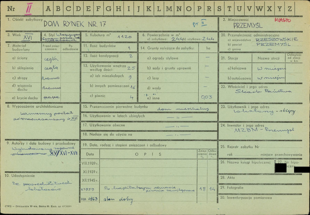 KZ - Karta zielona, skan nr 1