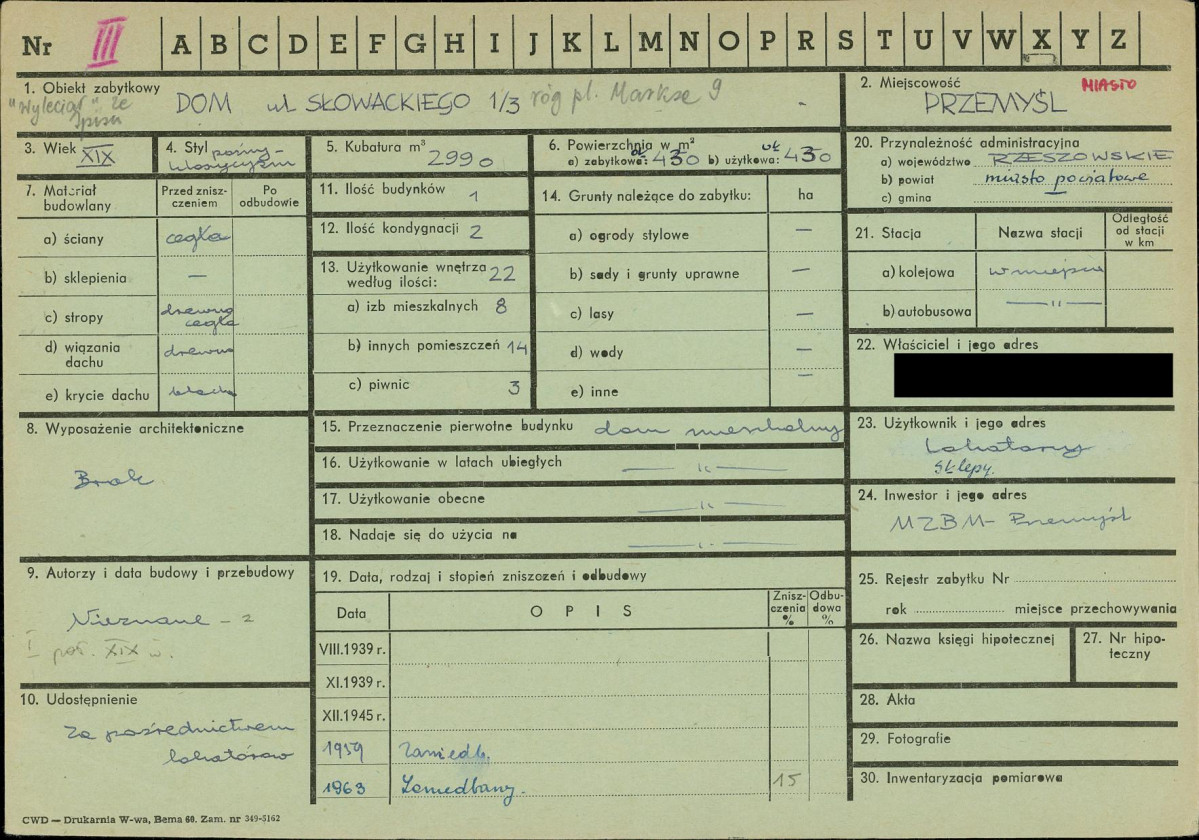 KZ - Karta zielona, skan nr 1