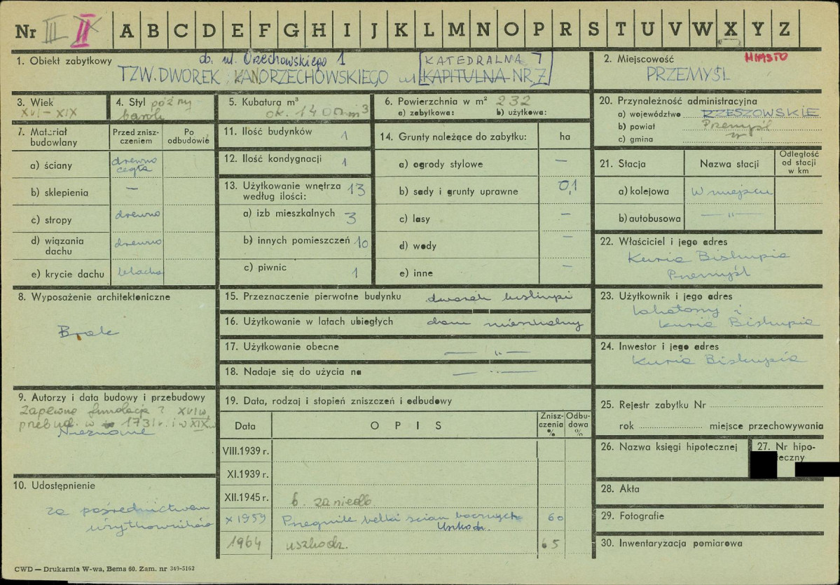 KZ - Karta zielona, skan nr 1