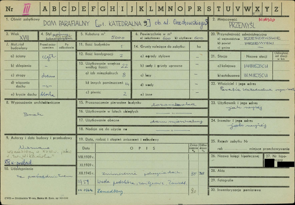 KZ - Karta zielona, skan nr 1