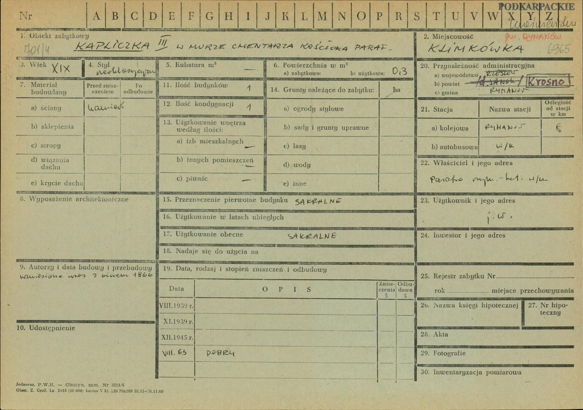 Karta zielona, skan nr 1