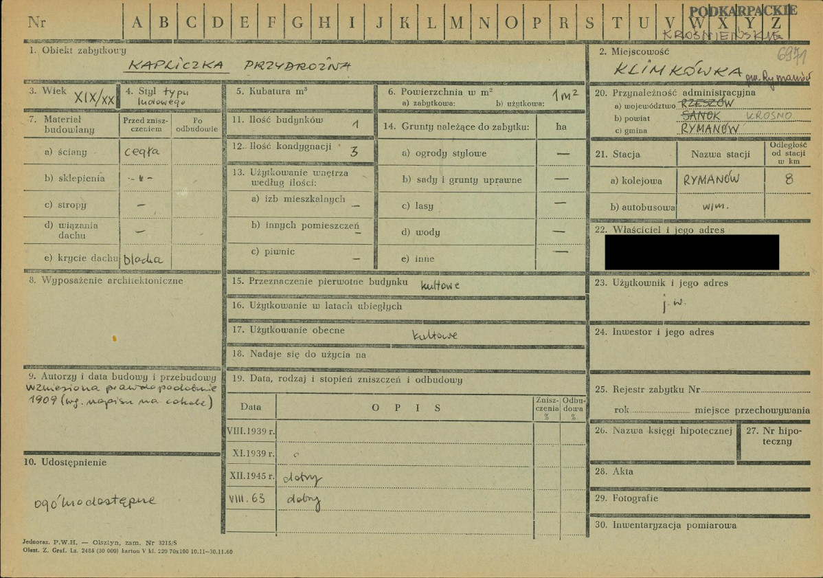 KZ - Karta zielona, skan nr 1