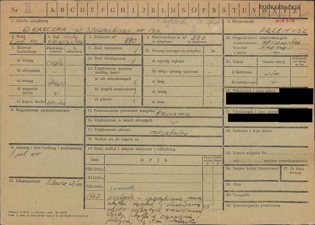 KZ - Karta zielona, skan nr 1