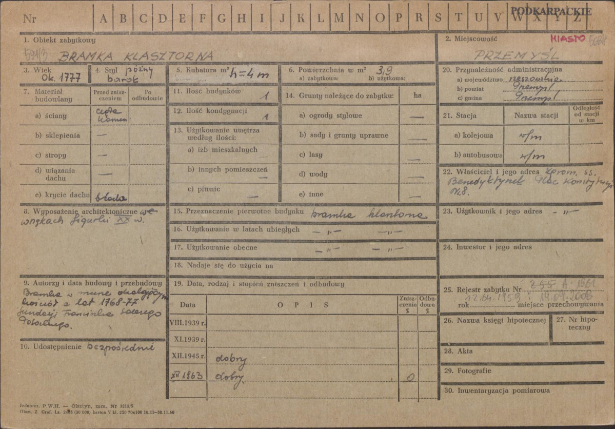 Karta zielona, skan nr 1