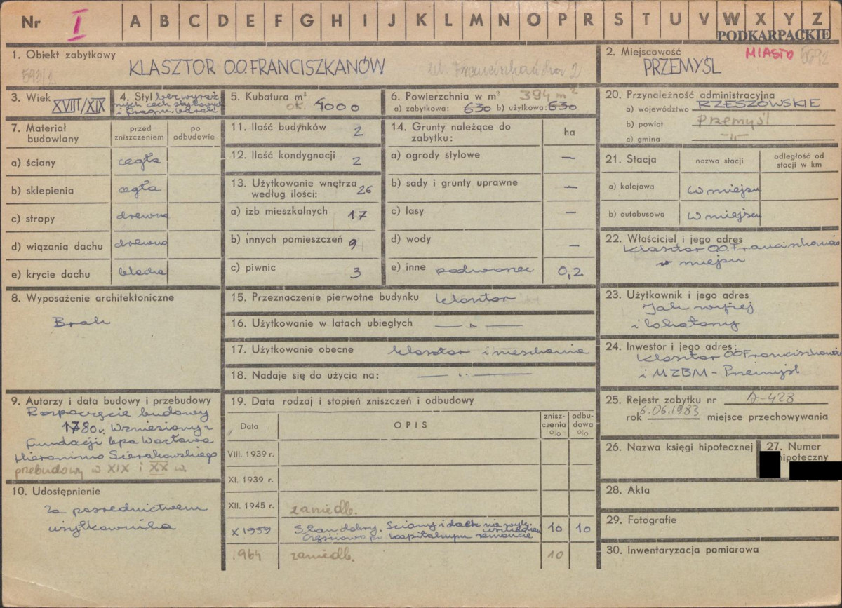 KZ - Karta zielona, skan nr 1