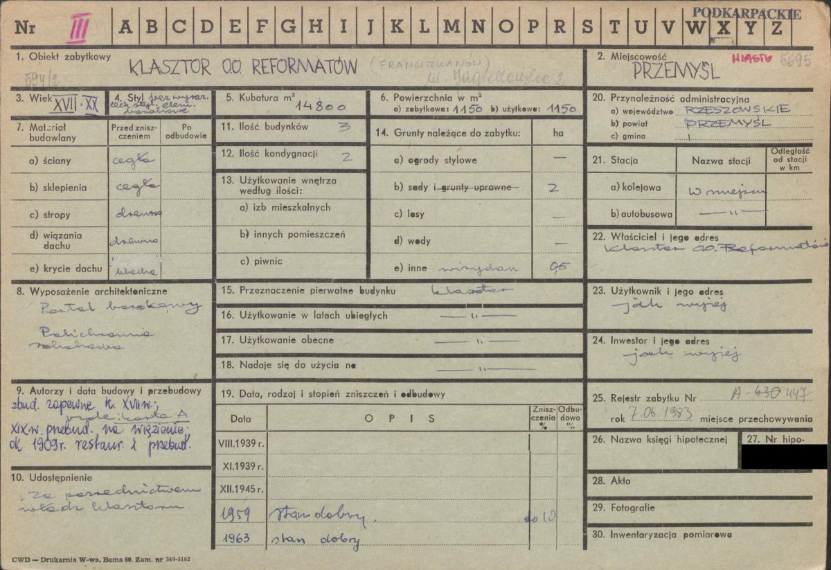 KZ - Karta zielona, skan nr 1