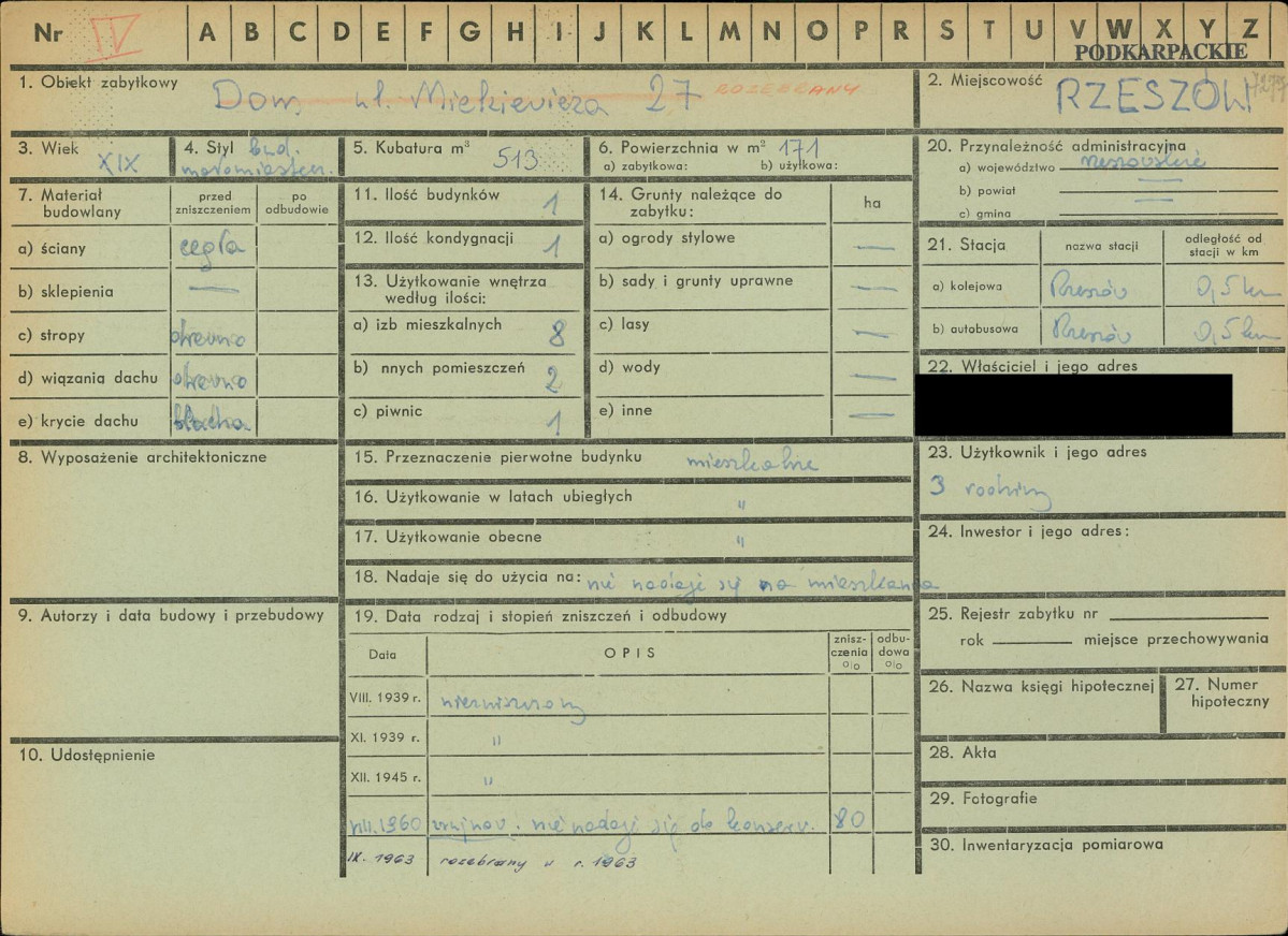 KZ - Karta zielona, skan nr 1