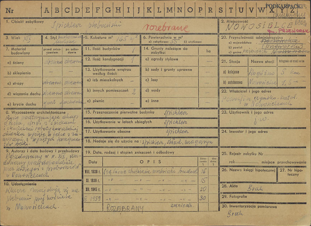 Karta zielona, skan nr 1