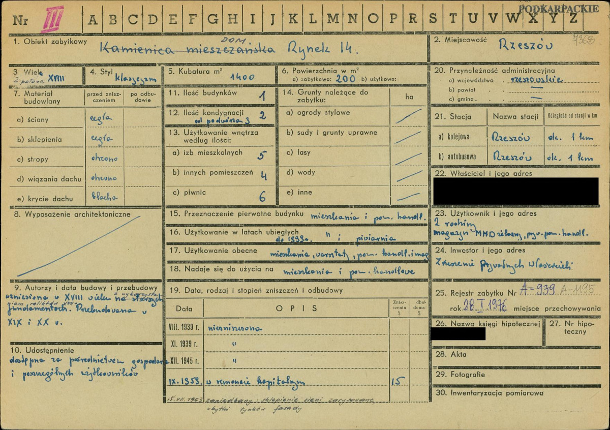 KZ - Karta zielona, skan nr 1