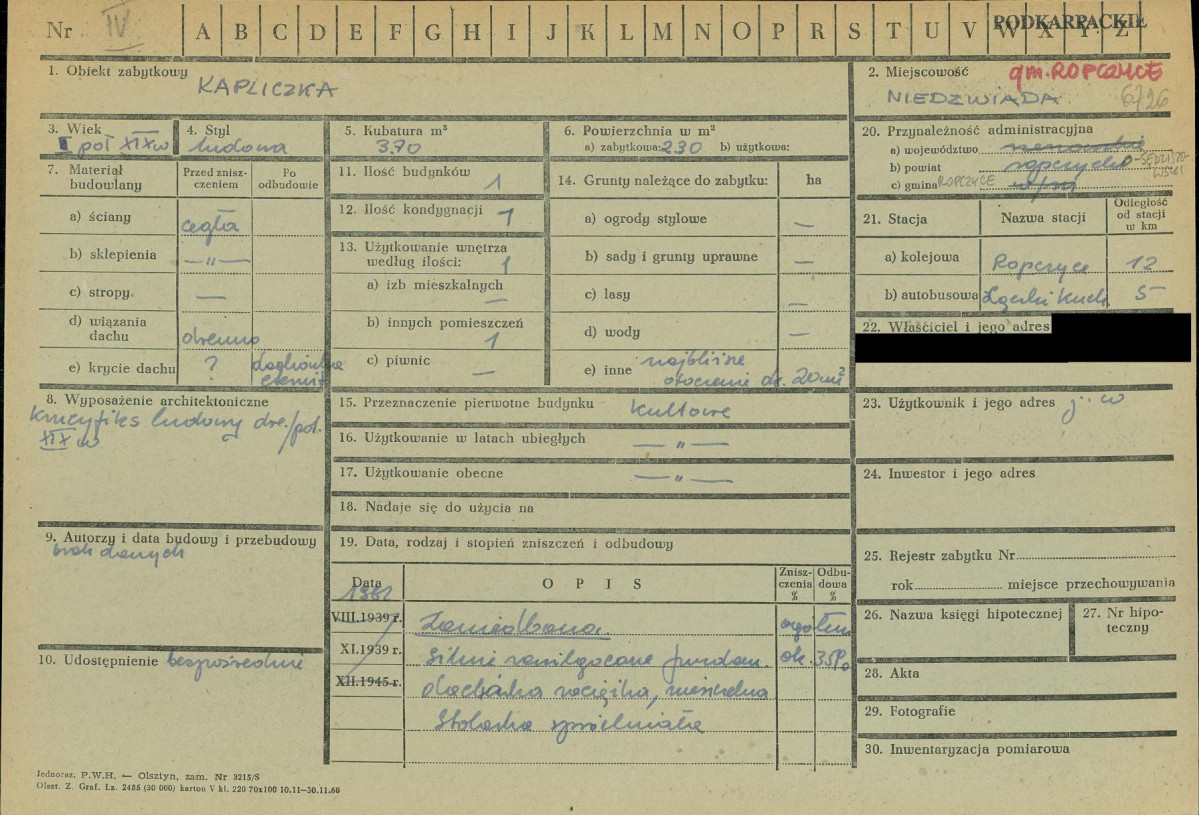 KZ - Karta zielona, skan nr 1