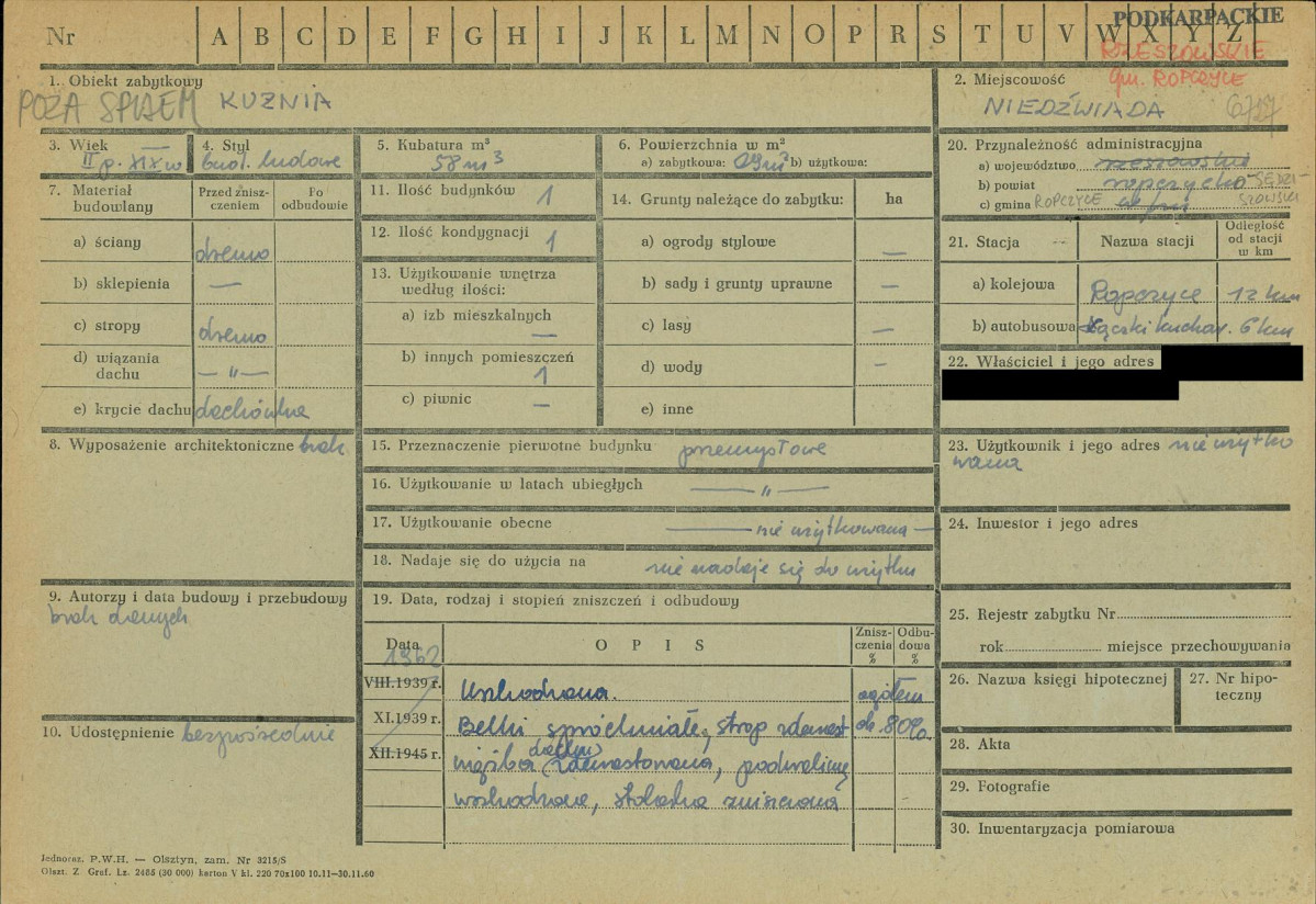 KZ - Karta zielona, skan nr 1