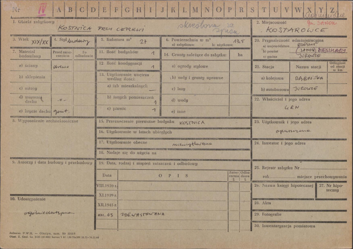 Karta zielona, skan nr 1