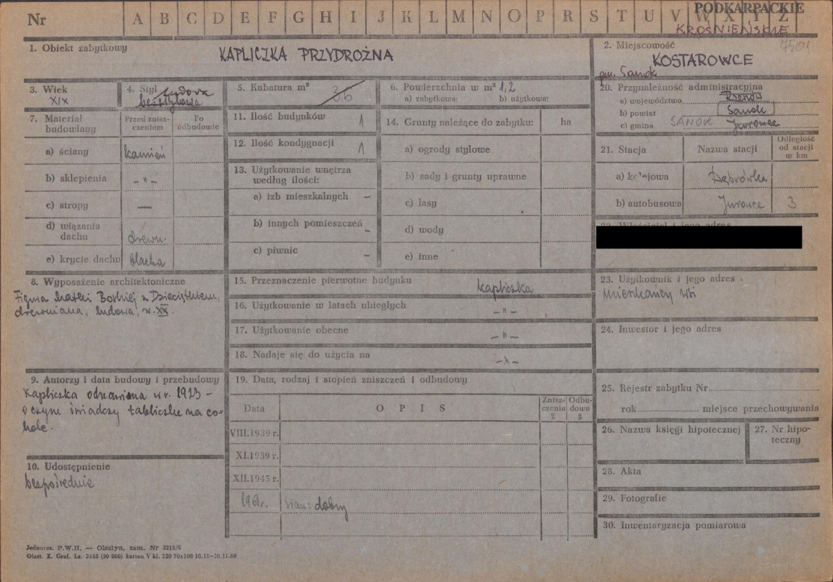 KZ - Karta zielona, skan nr 1