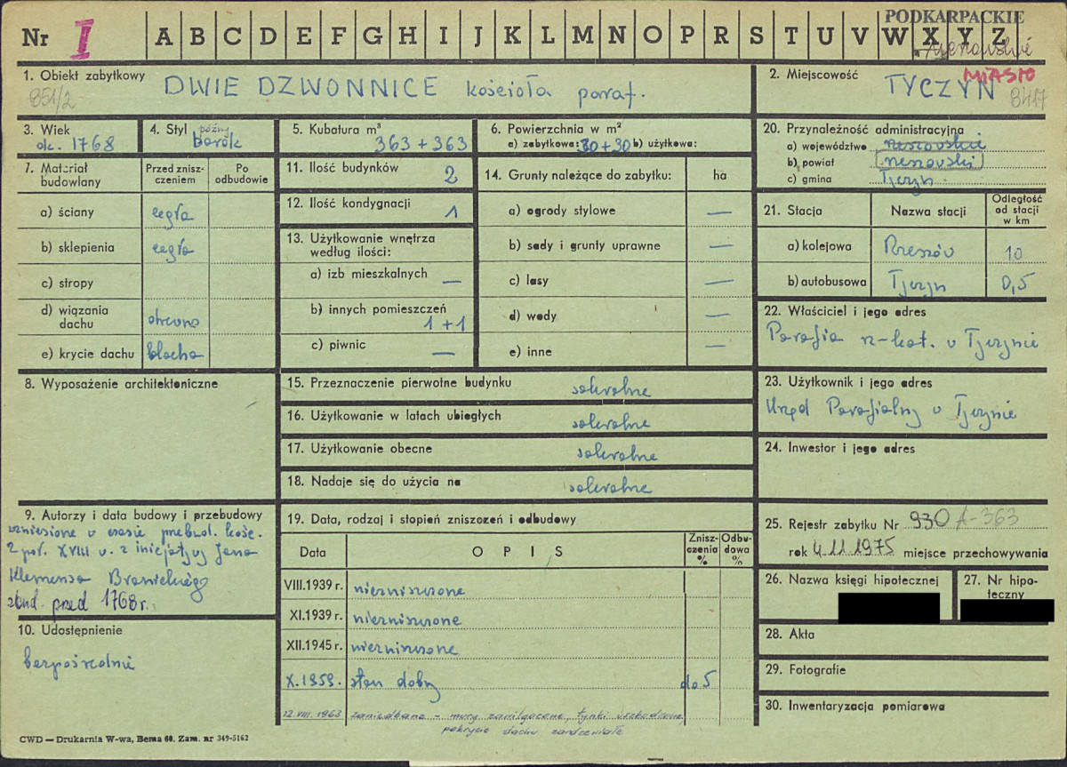 KZ - Karta zielona, skan nr 1