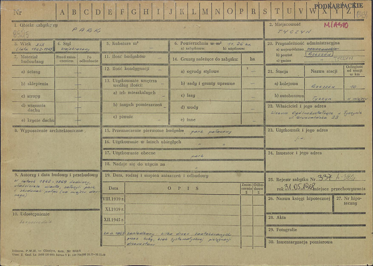 Karta zielona, skan nr 1