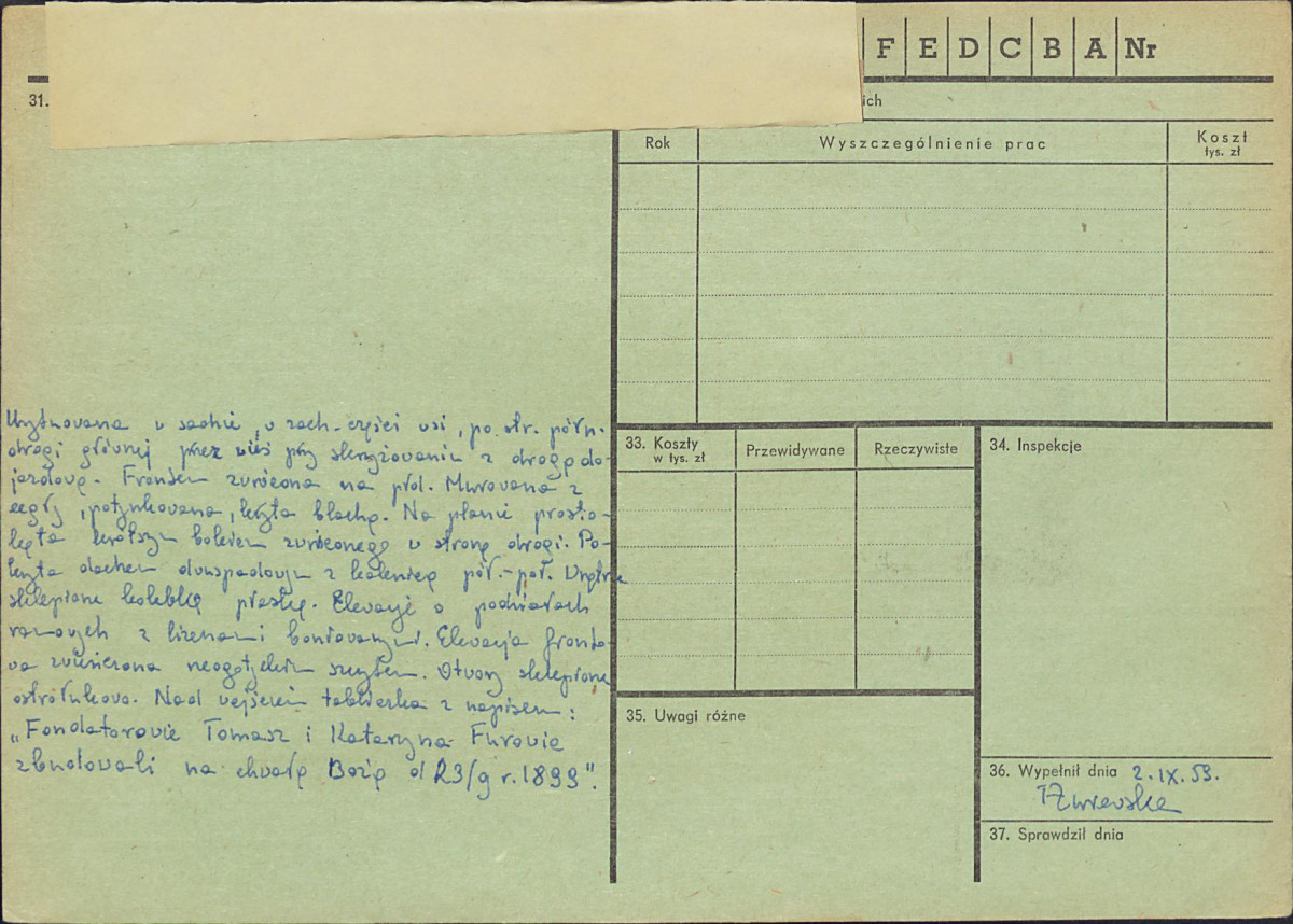 KZ - Karta zielona, skan nr 3