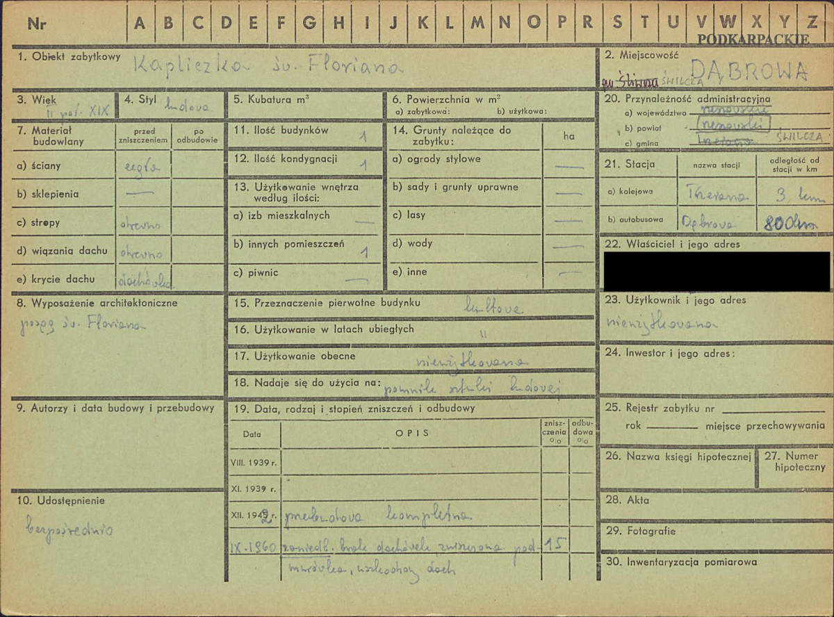 KZ - Karta zielona, skan nr 1