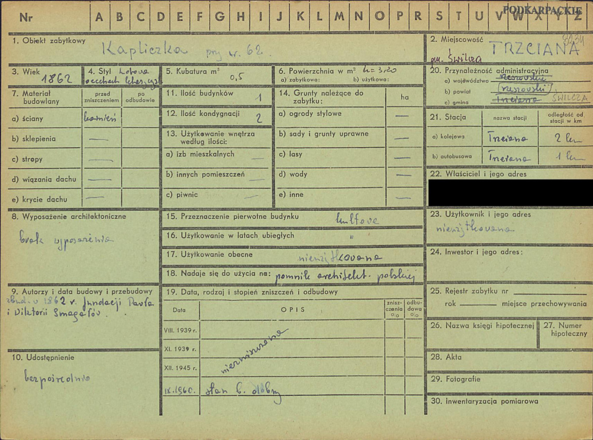 KZ - Karta zielona, skan nr 1