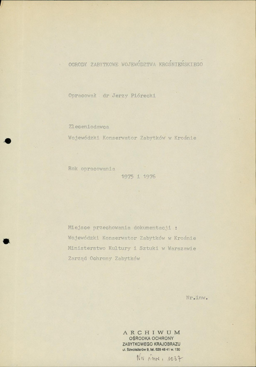 Ewidencja parkowa, skan nr 3