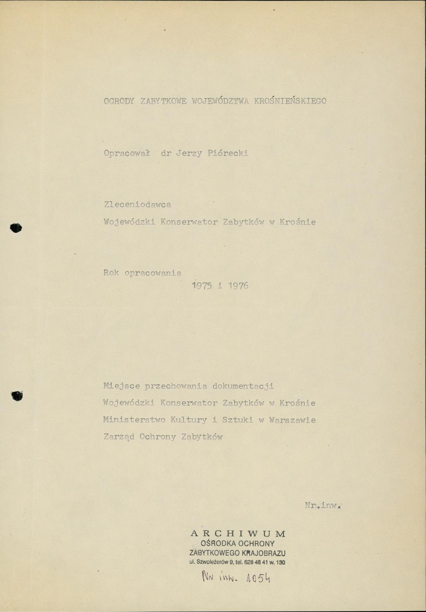 Ewidencja parkowa, skan nr 4