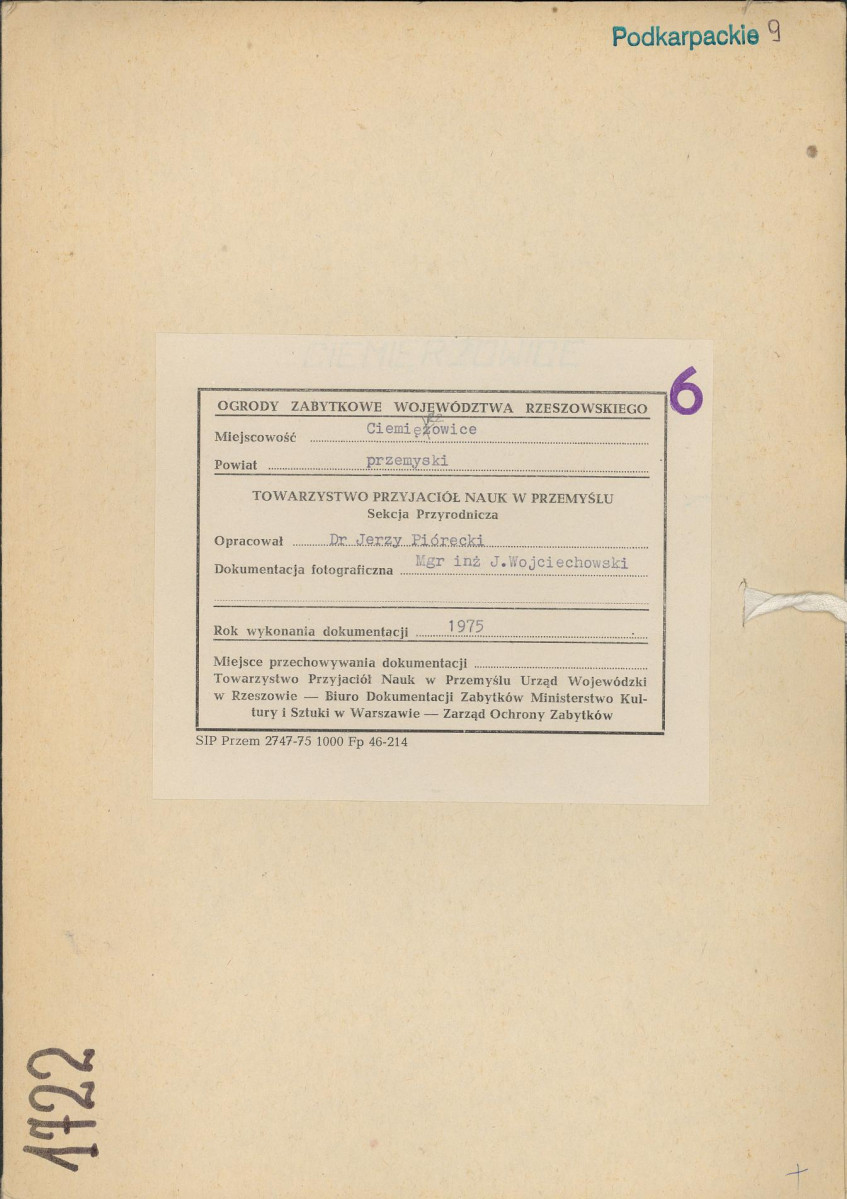 Ewidencja parkowa, skan nr 1