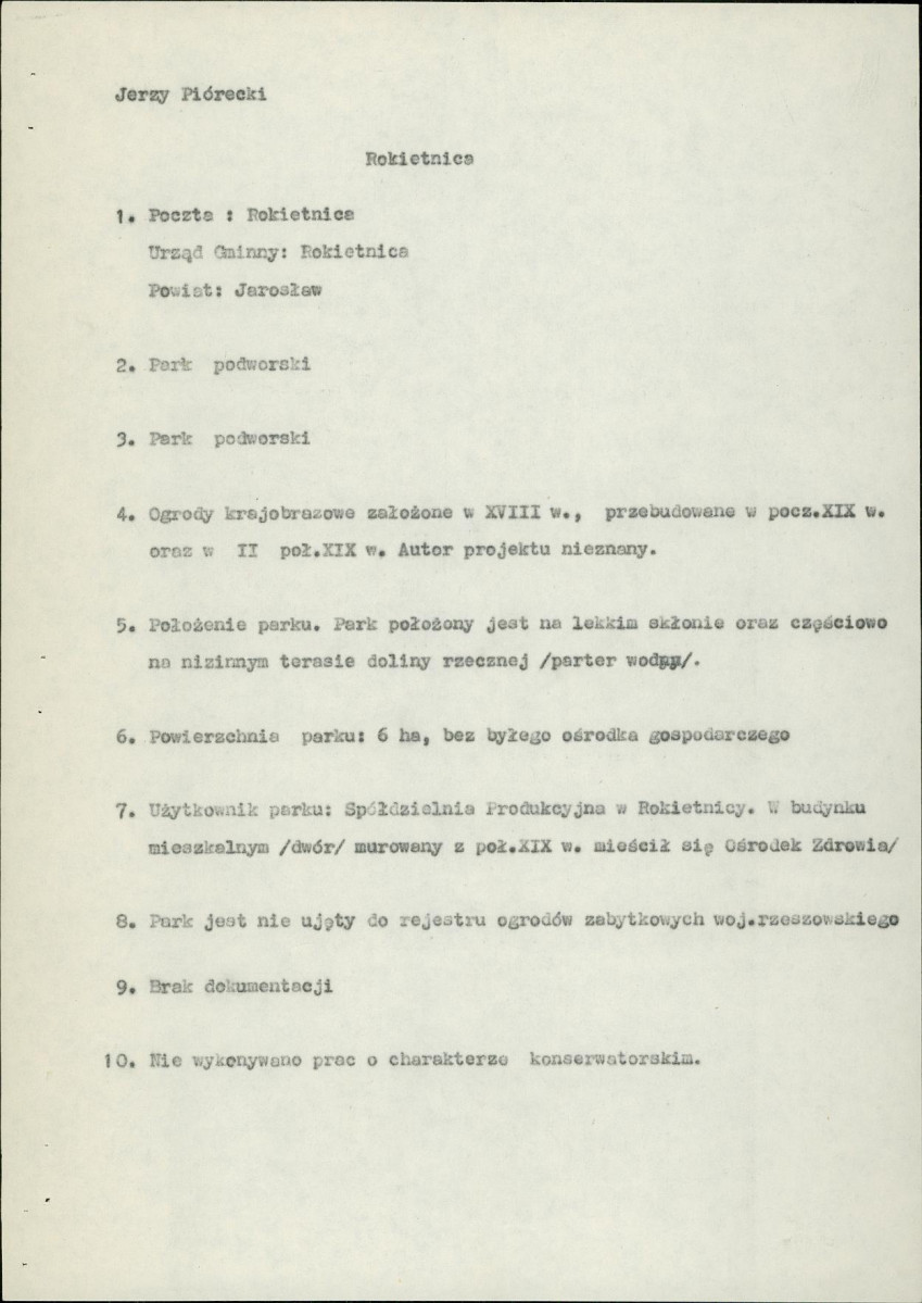 Ewidencja parkowa, skan nr 4