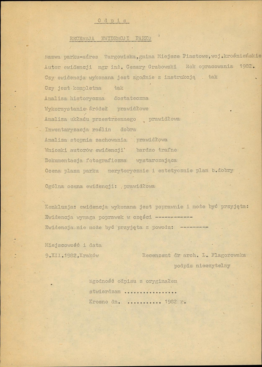 Ewidencja parkowa, skan nr 5