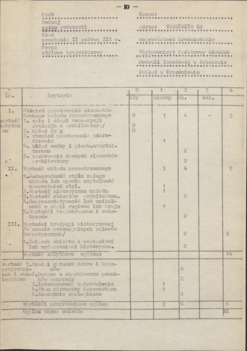 Ewidencja parkowa, skan nr 18