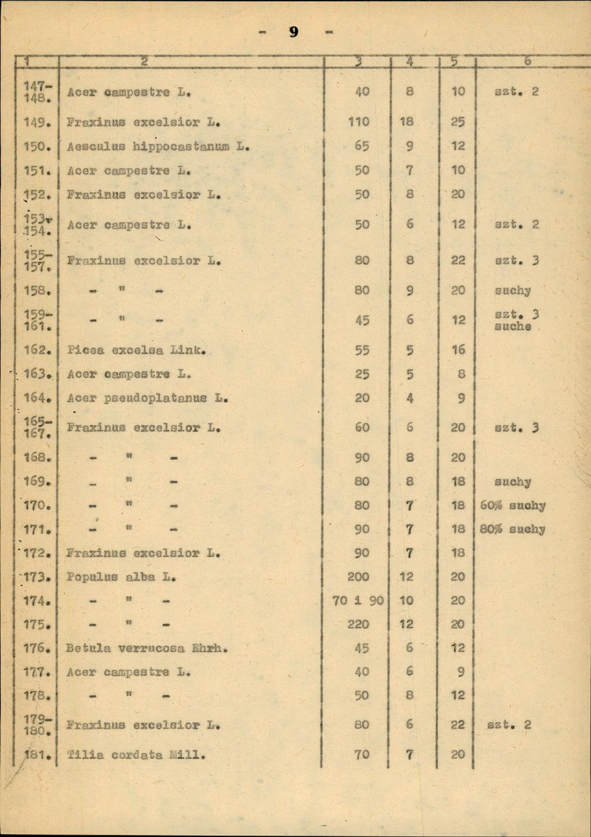 Ewidencja parkowa, skan nr 17