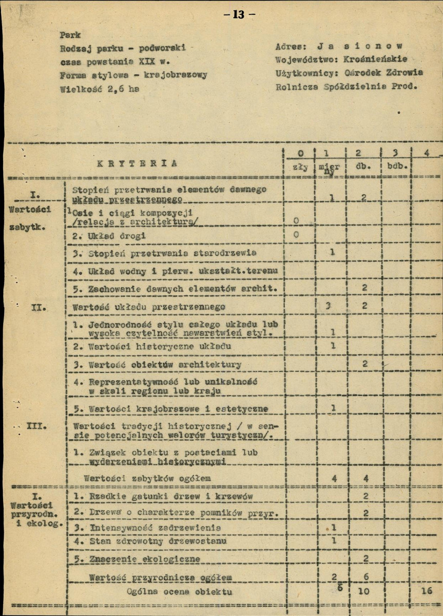 Ewidencja parkowa, skan nr 21