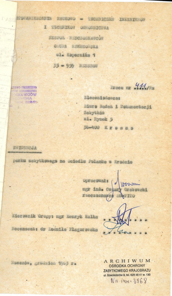 Ewidencja parkowa, skan nr 4