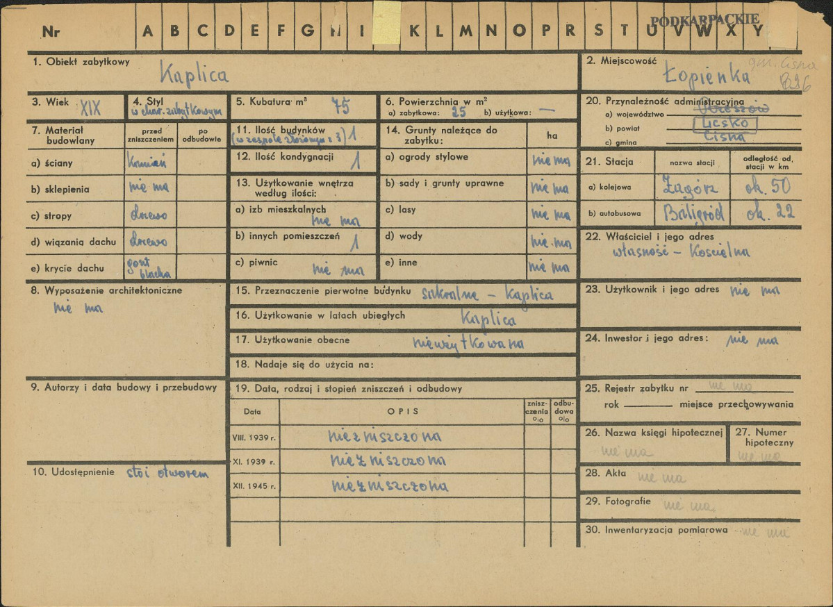 Karta zielona, skan nr 1
