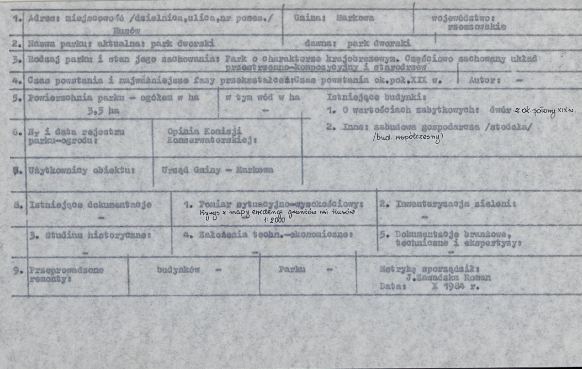 EP - Ewidencja parkowa, skan nr 7