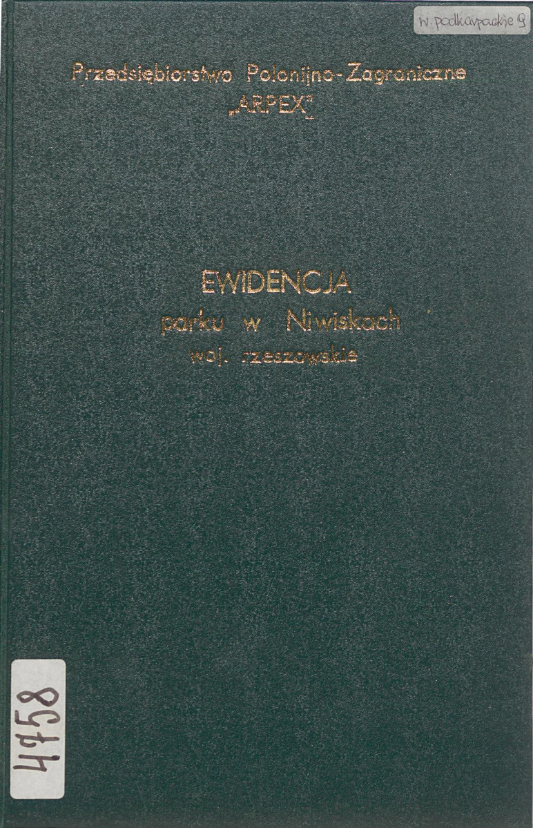 EP - Ewidencja parkowa, skan nr 1