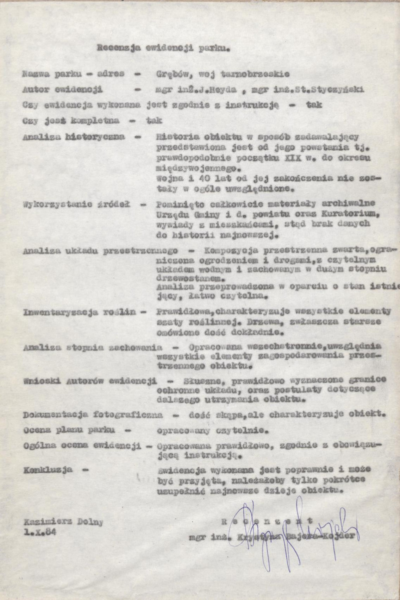 Ewidencja parkowa, skan nr 45