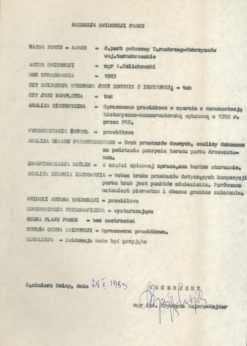 Ewidencja parkowa, skan nr 28