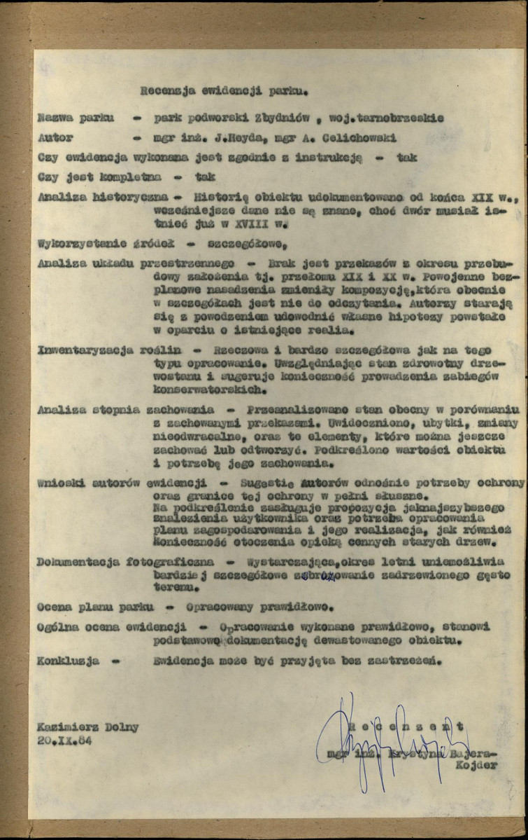 Ewidencja parkowa, skan nr 42