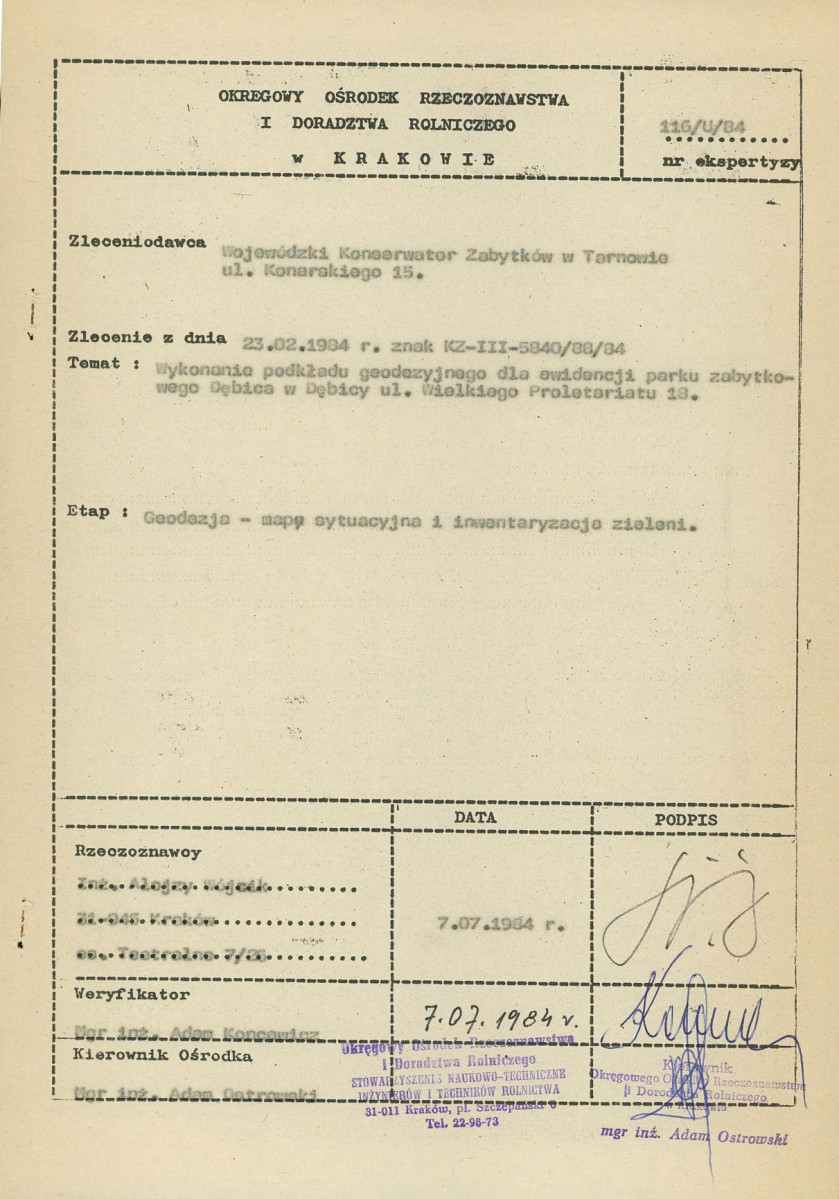 Ewidencja parkowa, skan nr 41