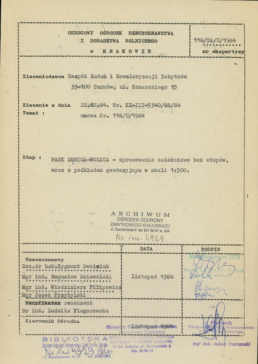 Ewidencja parkowa, skan nr 6