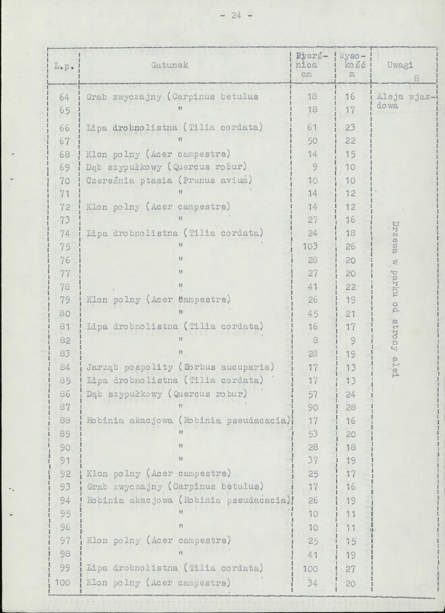 Ewidencja parkowa, skan nr 33