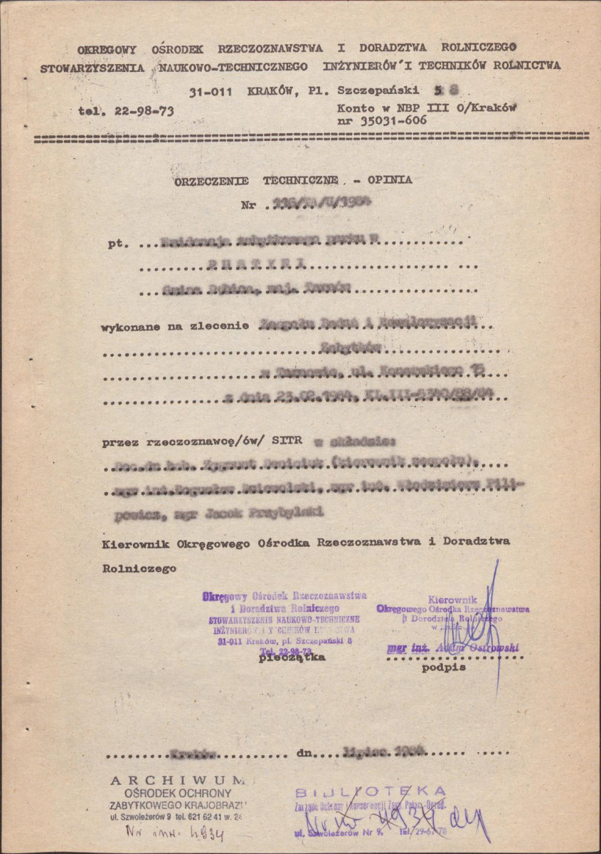 EP - Ewidencja parkowa, skan nr 6