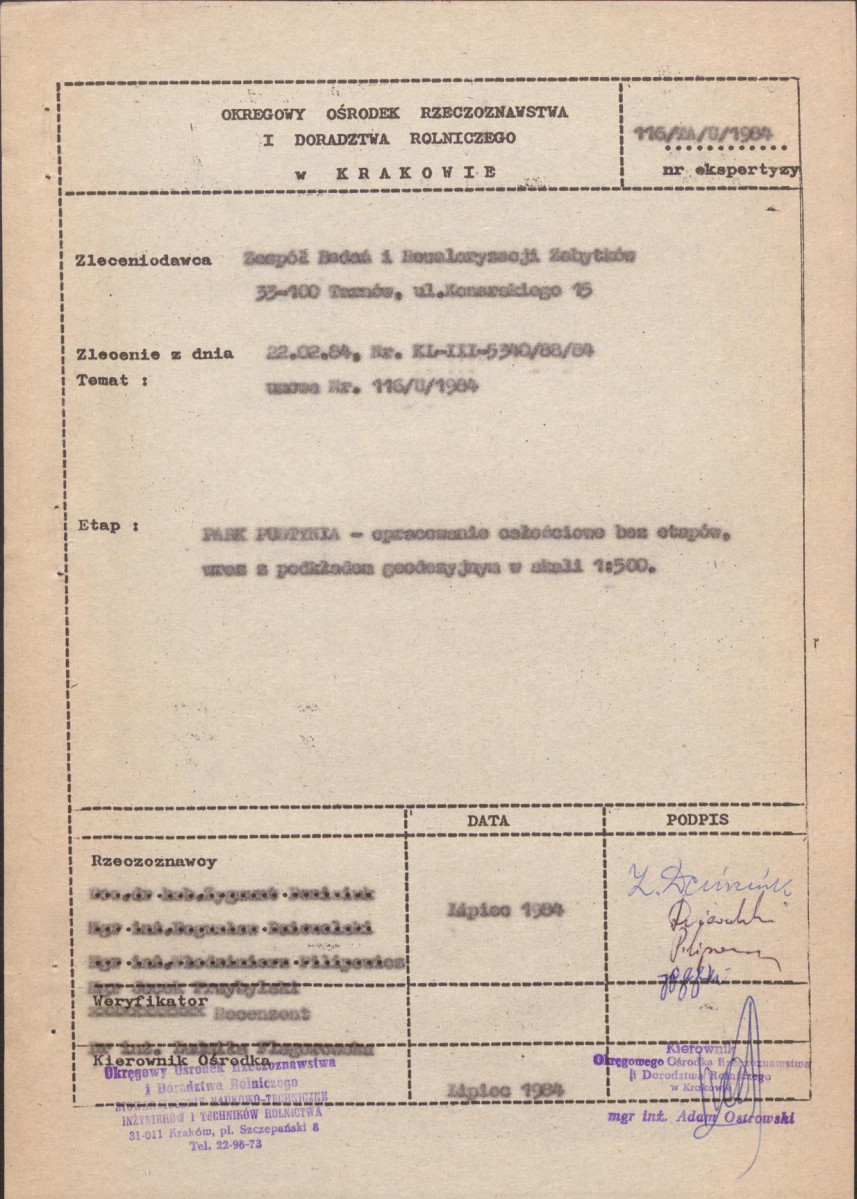 EP - Ewidencja parkowa, skan nr 7