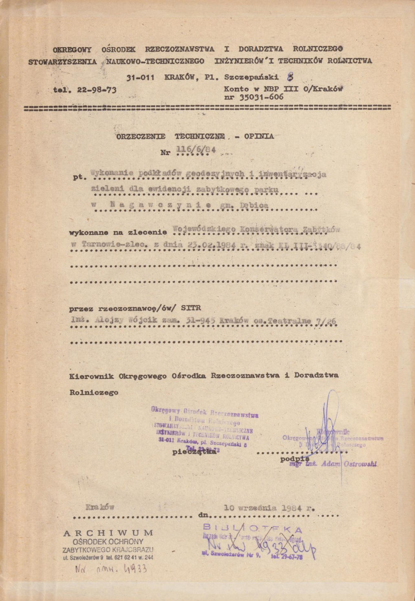 EP - Ewidencja parkowa, skan nr 49