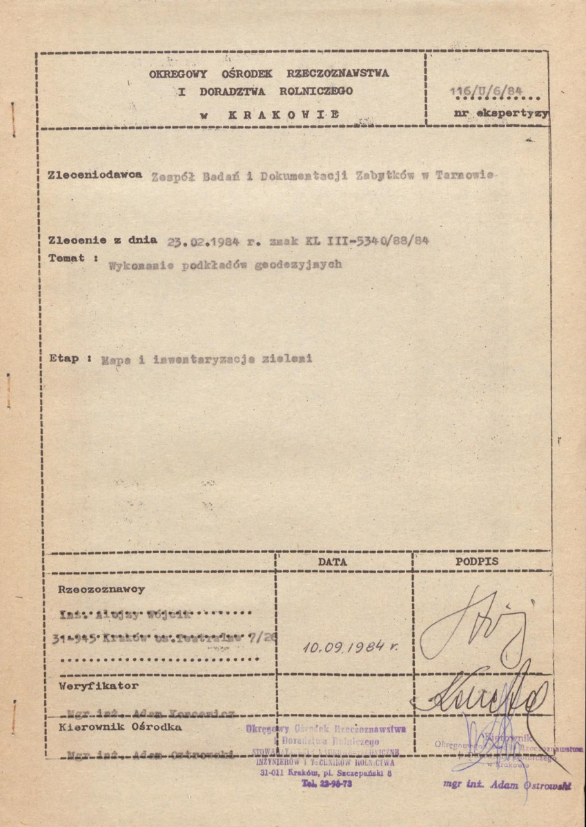 EP - Ewidencja parkowa, skan nr 50