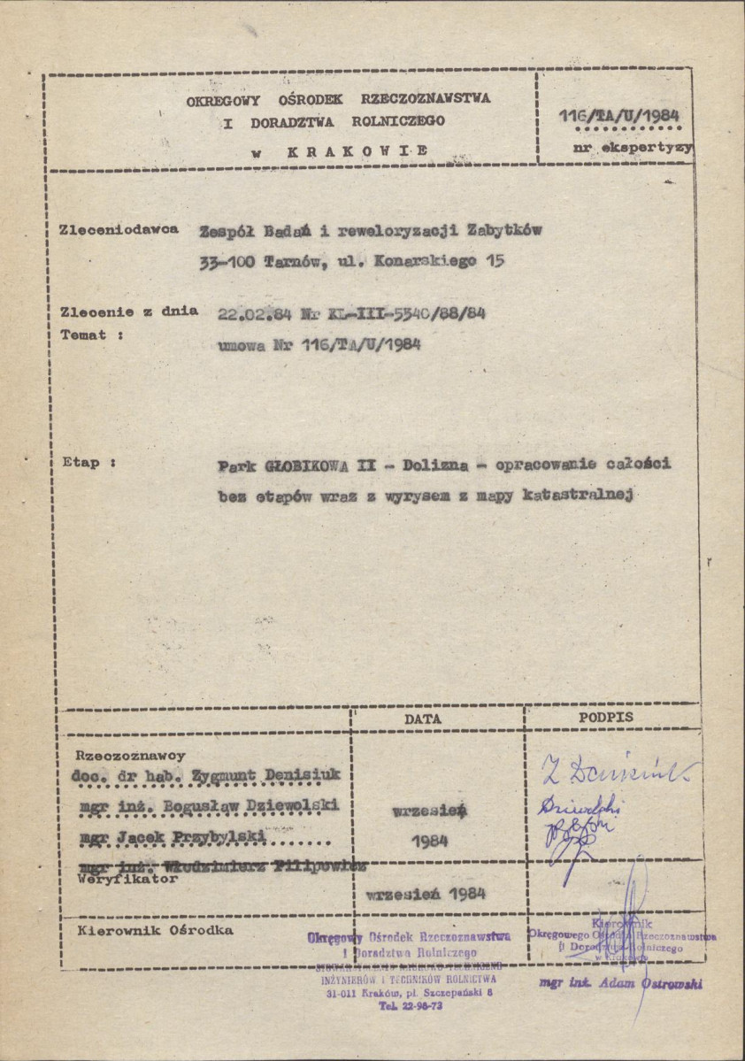 Ewidencja parkowa, skan nr 8