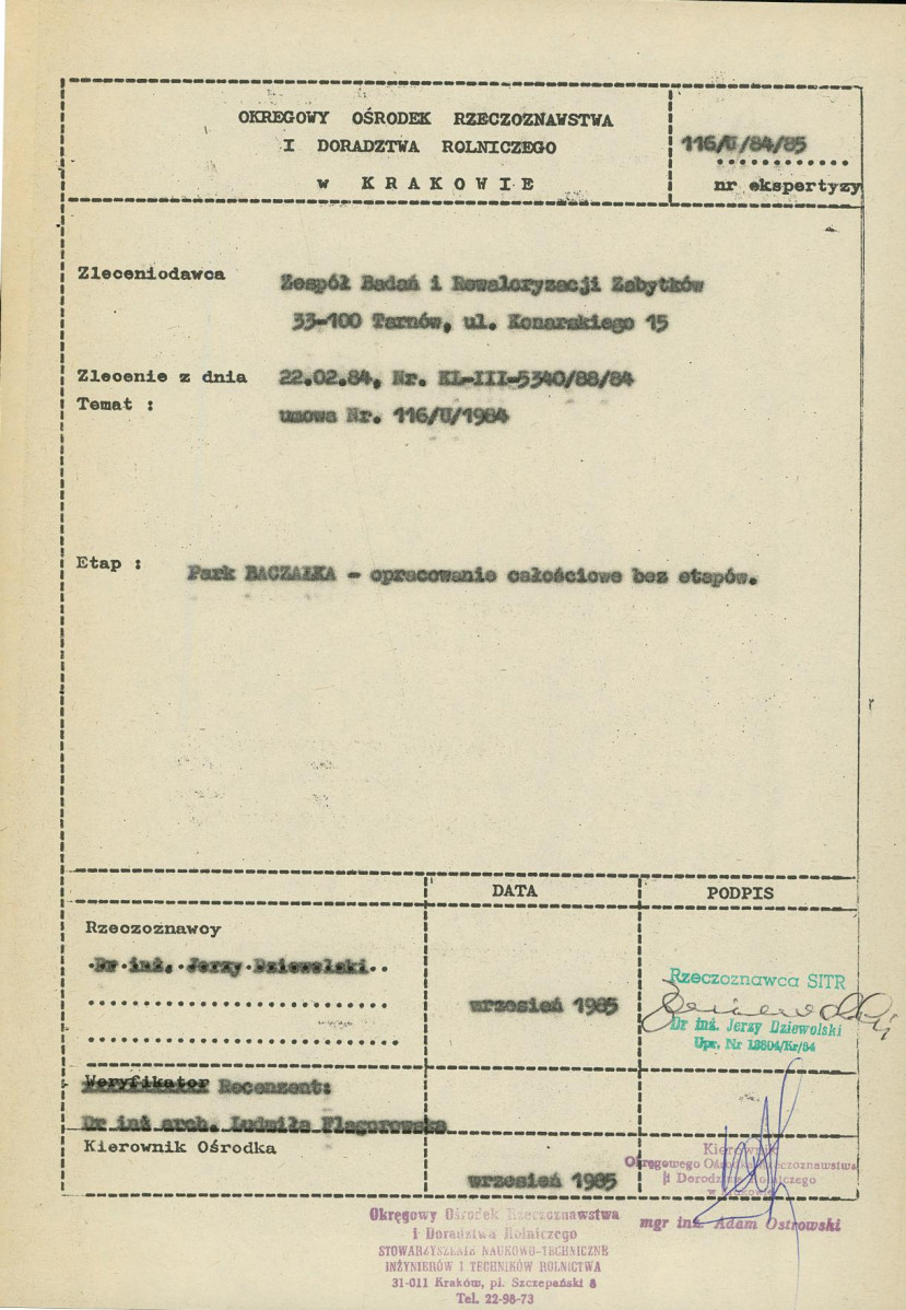 EP - Ewidencja parkowa, skan nr 6