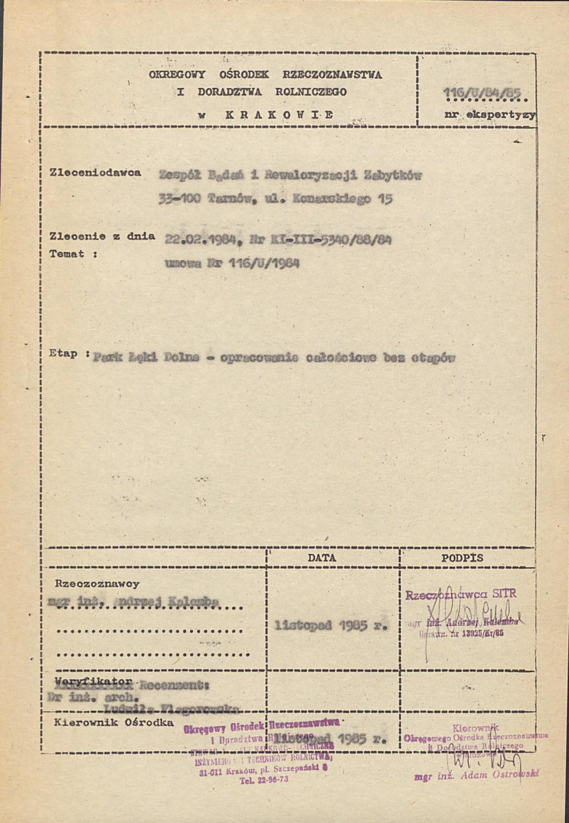 EP - Ewidencja parkowa, skan nr 6