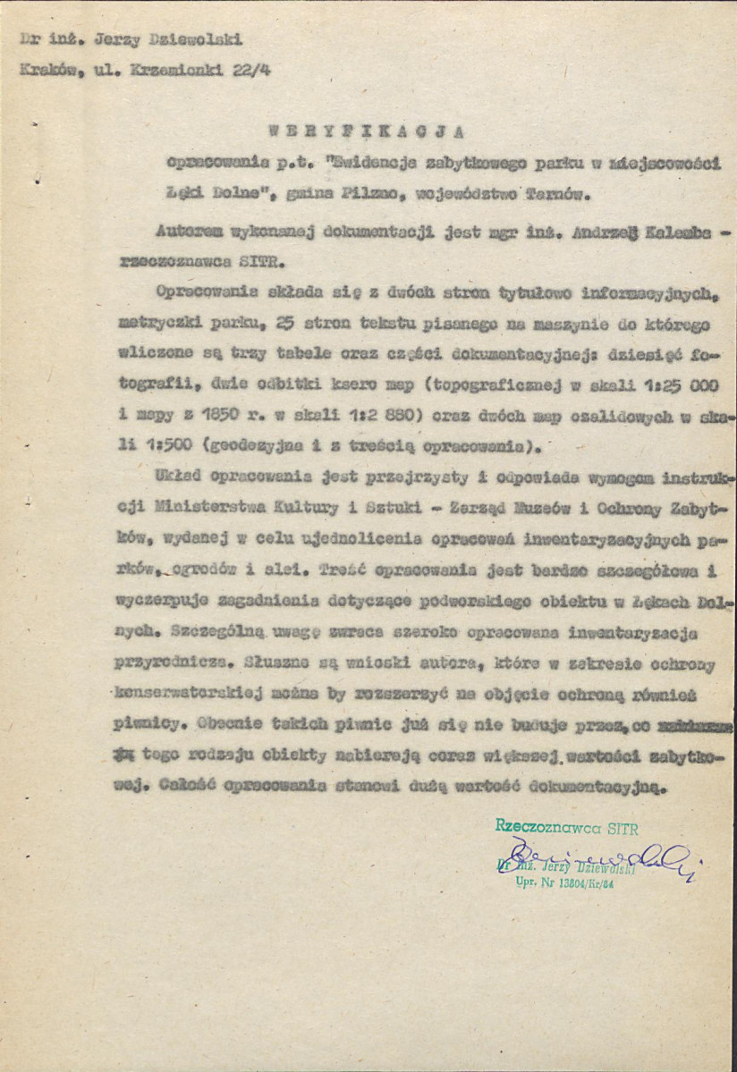 EP - Ewidencja parkowa, skan nr 8